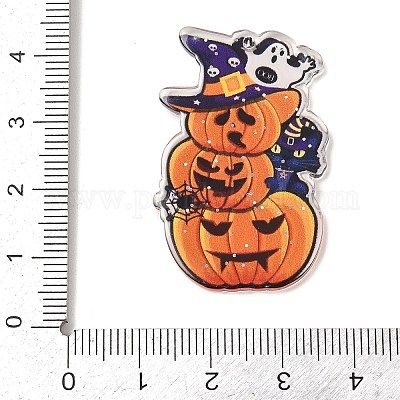 Акриловые подвески с принтом на хэллоуин MACR-I041-02G-1