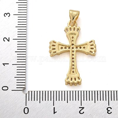 Латунные микро проложить кубического циркония подвески KK-M319-26G-03-1