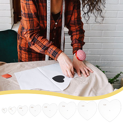 8 шт. 8 стиля акриловых листов DIY-WH0622-148A-1