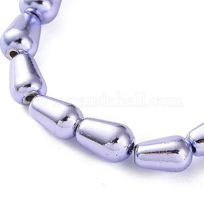 Гальванические нити синтетических магнитных гематитовых бусин G-C248-G01-6x12mm-1