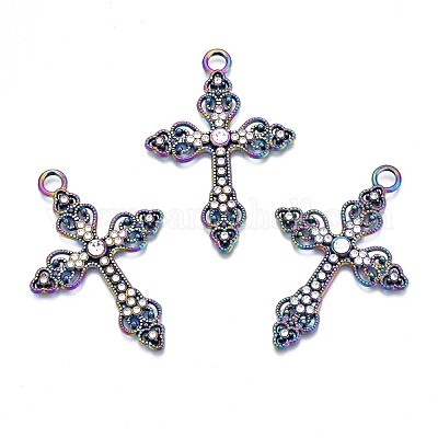 Подвески из сплава цвета радуги PALLOY-N163-156A-1