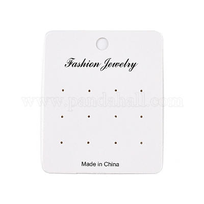 Открытки с прямоугольными бумажными серьгами CDIS-T004-02-1