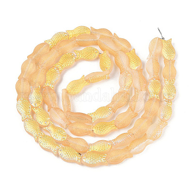 Матовые стеклянные бусины&nbsp;GLAA-T023-40C-07-1