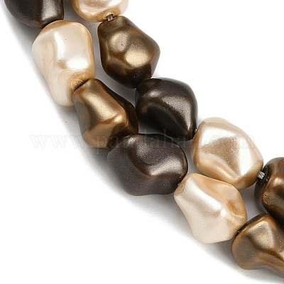 Гальванические оболочки жемчужные бусы пряди BSHE-H113-05G-1