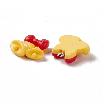 Подвески из непрозрачной смолы на рождественскую тематику FIND-E025-19-1