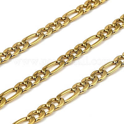 Цепи Фигаро из хирургической нержавеющей стали 316 CHS-H114-09B-G-1