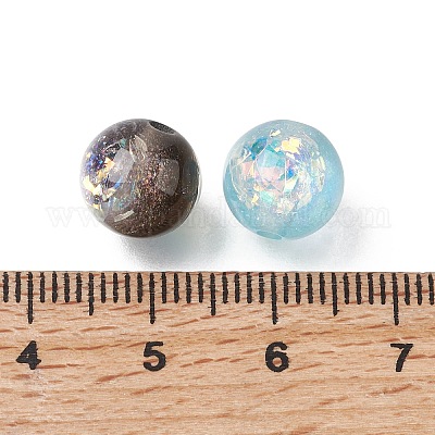 Прозрачные бисеры из смолы&nbsp;RESI-H044-06-1