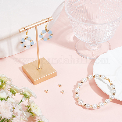 30 шт. Латунные бусины KK-BC0013-06-1