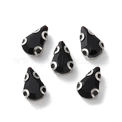 Каплевидная вышивка на стразах RGLA-L028-09B-03-1