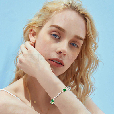 10шт латунь с фианитами ZIRC-BBC0002-67P-1