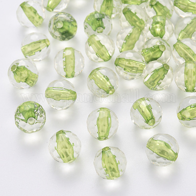 Прозрачные акриловые бусины TACR-S154-10A-83-1