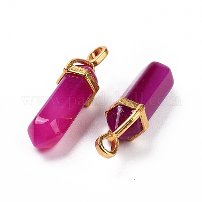 Подвески из натурального агата с двумя концами G-G902-B08-1