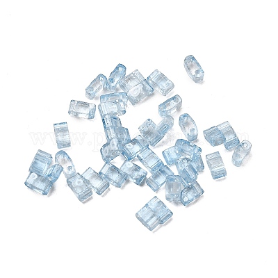 Прозрачные стеклянные бусы с 2 отверстием SEED-S023-30B-29-1