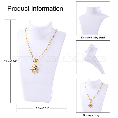 Колье из органического стекла и серьги X-NDIS-E006-2A-1