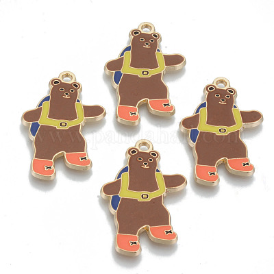 Подвески из эмали и сплава X-ENAM-T011-03KC-RS-1