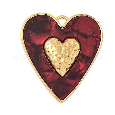 Непрозрачные акриловые подвески STAS-P404-12G-03-1