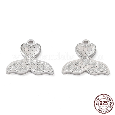 Подвески из серебра 925 пробы с родиевым покрытием STER-C003-05P-1