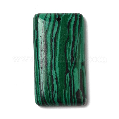 Синтетического малахита подвески G-C028-06-1