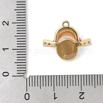 Латунные микро проложить кубического циркония подвески KK-R219-09G-1