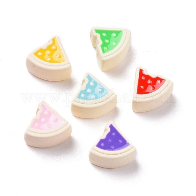 Прорезиненный стиль акриловые европейские бусины SACR-E009-13-1