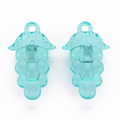 Осенняя тема прозрачные акриловые бусины TACR-S154-60B-946-1