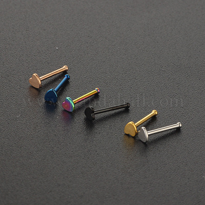 Кольца в форме сердца из нержавеющей стали 304 для носа WG0DFB7-04-1