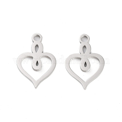 Не тускнеющие подвески из нержавеющей стали 316 STAS-C096-12G-P-1