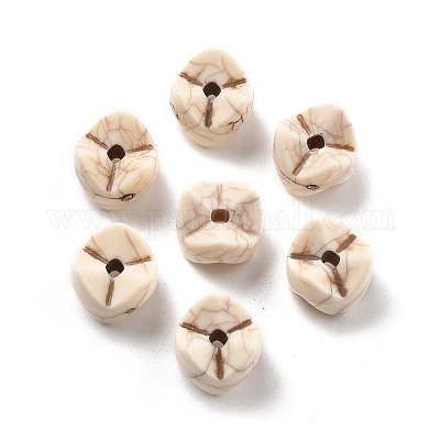 Хрустящие непрозрачные акриловые бусины OACR-Z026-18-1