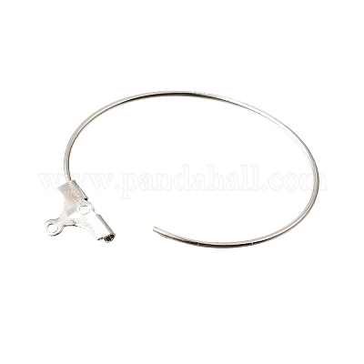 Стойки обшивки латунь кольцо серьги обруча KK-L125-01P-1