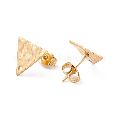 Фурнитура для сережек-гвоздиков из нержавеющей стали 304 STAS-G270-02G-08-1