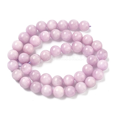 Природные кунцит бисер нитей&nbsp;G-D856-03-8mm-1