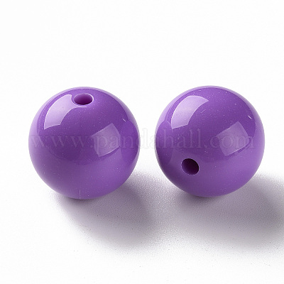 Непрозрачные акриловые бусины X-MACR-S370-C20mm-30-1