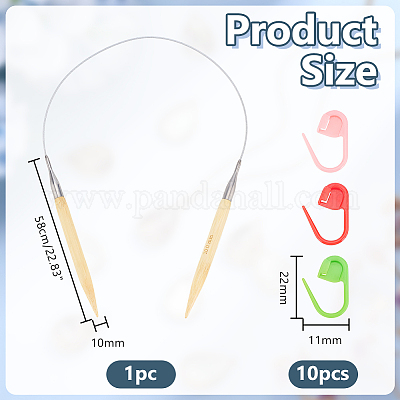 1 шт бамбуковые круговые спицы FIND-AR0006-43-1