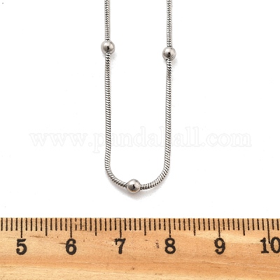 Латунные спутниковые цепочки ожерелья для женщин NJEW-D302-16P-1