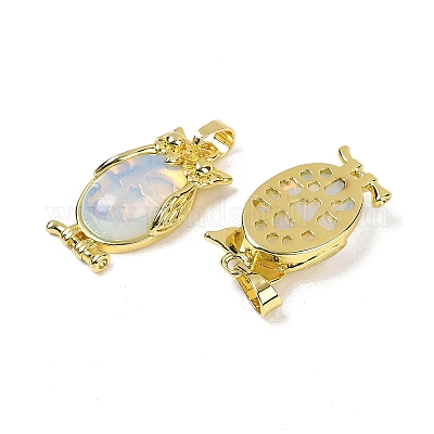 Подвеска из натурального и синтетического камня KK-F887-02G-1