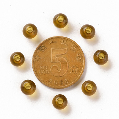 Прозрачные акриловые бусины MACR-S370-A6mm-737-1