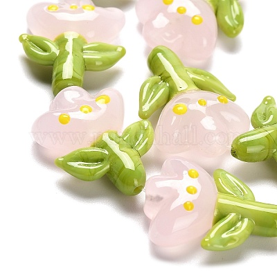 Бусы лэмпворк ручной работы LAMP-A005-03E-1