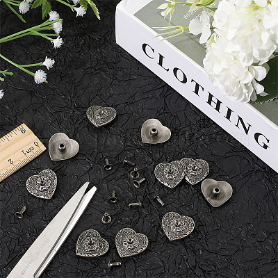 20 комплект заклепок для монет из цинкового сплава FIND-CP0001-88-1