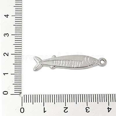 Подвески в виде сардин из нержавеющей стали 304 STAS-S186-05C-P-1