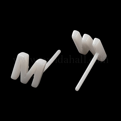 Гипоаллергенные серьги-гвоздики из биокерамики с цирконием и керамикой EJEW-F340-04M-1