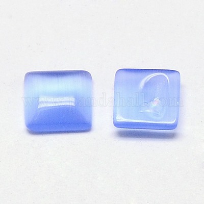 Кабошоны кошачьего глаза CE-J006-12x12mm-07-1