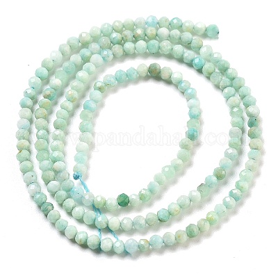 Природных амазонит бисер нитей G-G161-A02-01-1