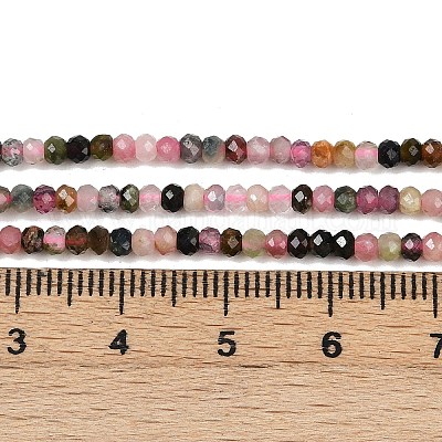 Натуральный турмалин бисер нитей&nbsp;G-RM250101-O16-1