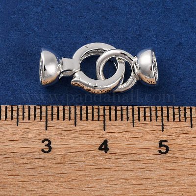 Латунь раз по сравнению с застежками KK-C076-05S-1