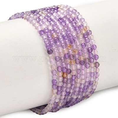 Природные Аметрин бисер нитей&nbsp;G-K407-A01-2mm-1