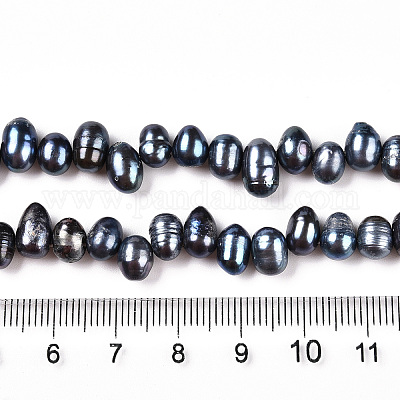 Нити из натурального культивированного пресноводного жемчуга PEAR-N013-05L-01-1