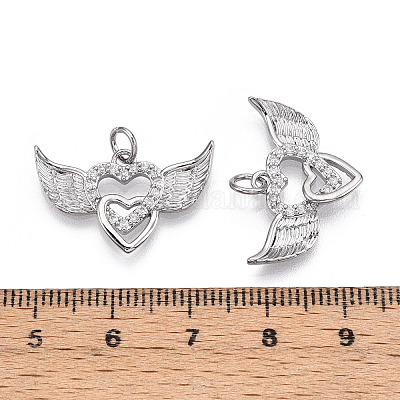 Латунные микро проложить кубического циркония подвески ZIRC-T016-03P-1