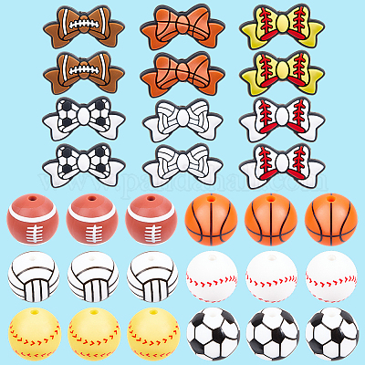 12 стиль силиконовых бусин SIL-PA0001-06-1