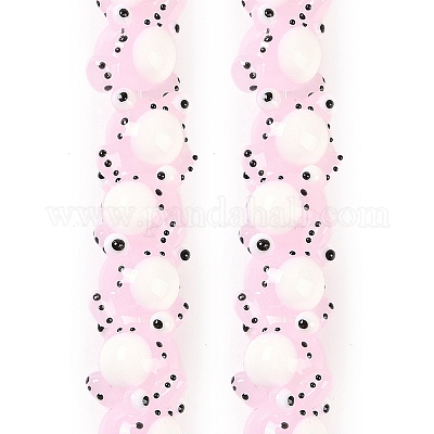 Бусы лэмпворк ручной работы LAMP-P066-07E-1