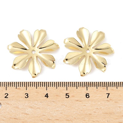 Шапочки и конусы для бусин KK-V015-28G-01-1